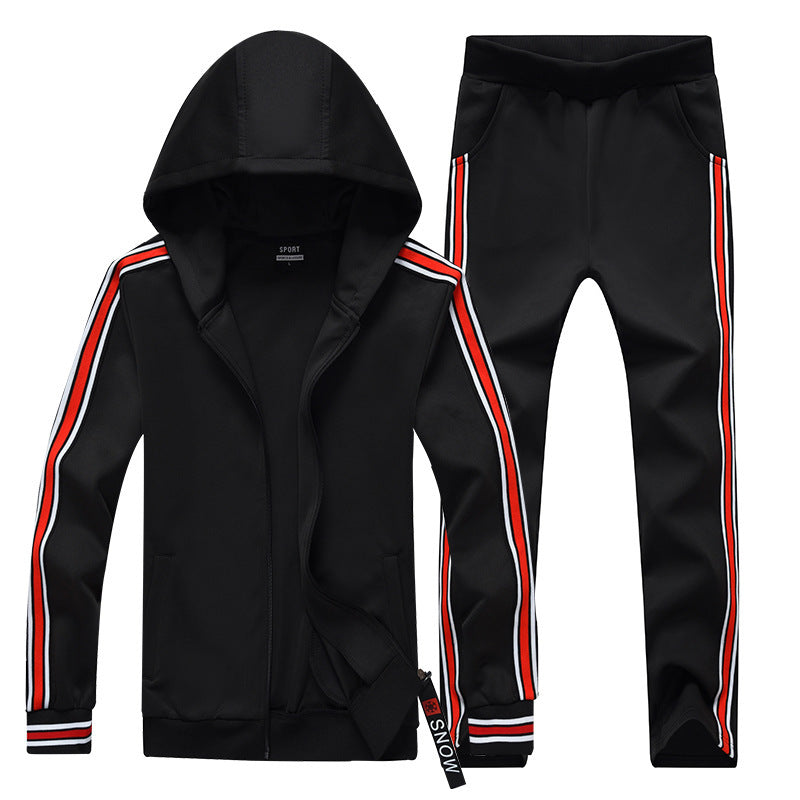 Sweater casual suit men and women running fitness team uniform