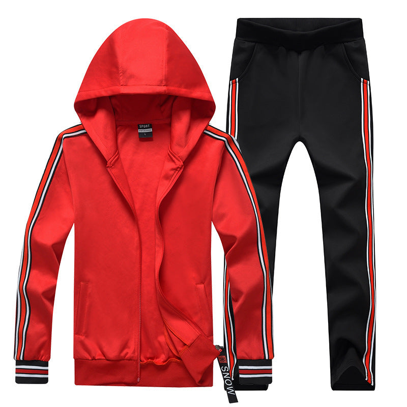 Sweater casual suit men and women running fitness team uniform