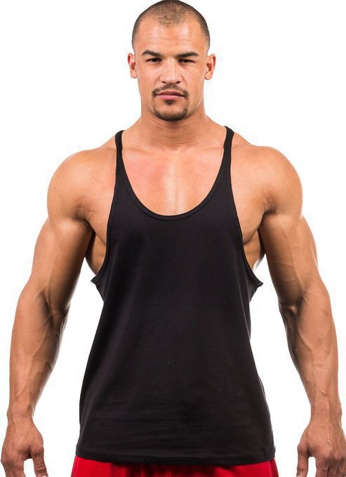 Cotton Basic Fitness Bodybuilding Training Vest For Men