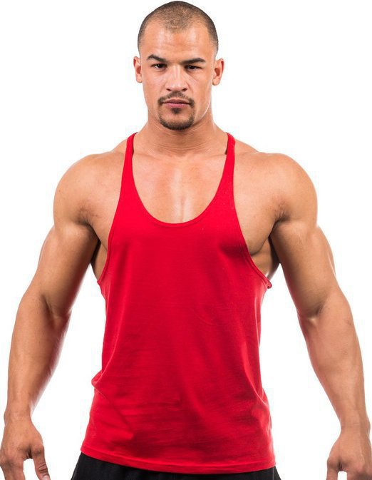 Cotton Basic Fitness Bodybuilding Training Vest For Men